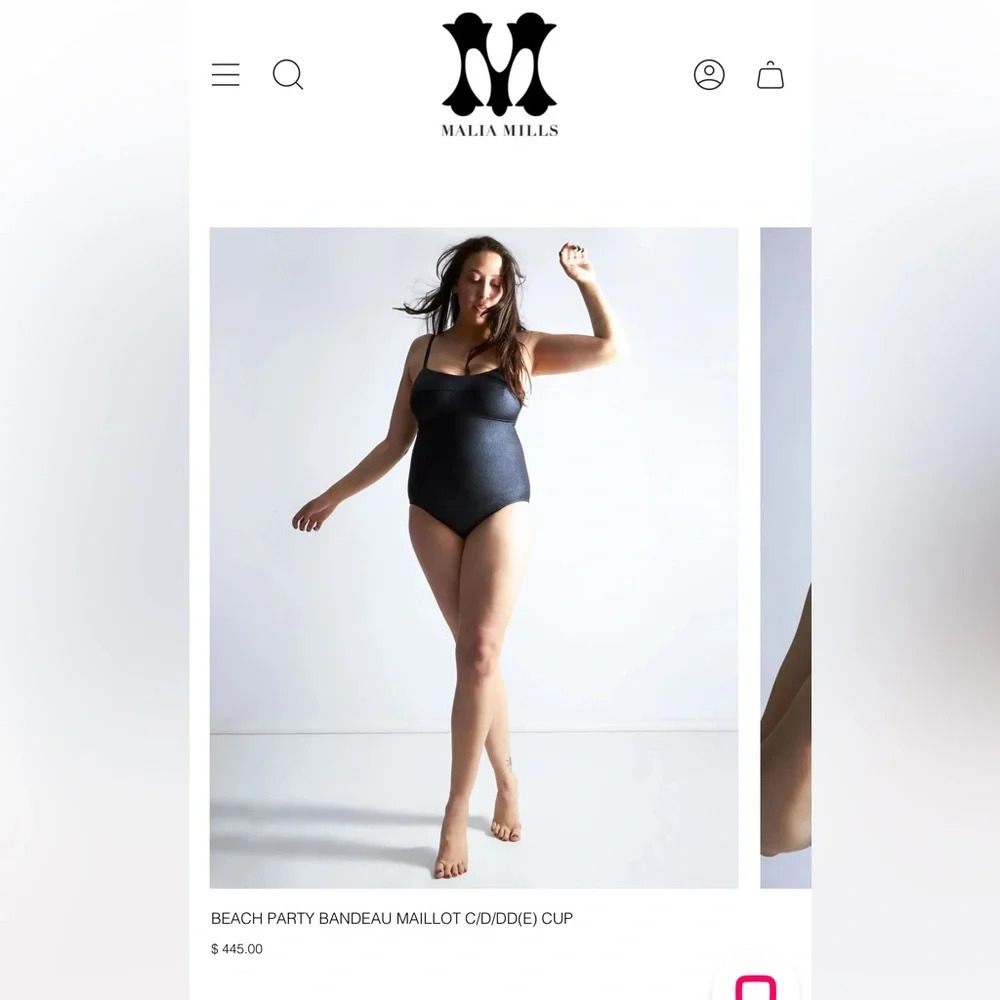 Malia Mills Beach Party Maillot One -Piece Swimsuit - Picture 6 of 9